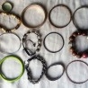 Pulseras. Bisutería vintage. Lote de 12 pulseras. Preciosas