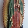 Virgen María. En resina policromada. Muy buen estado. 21 cm de alto.