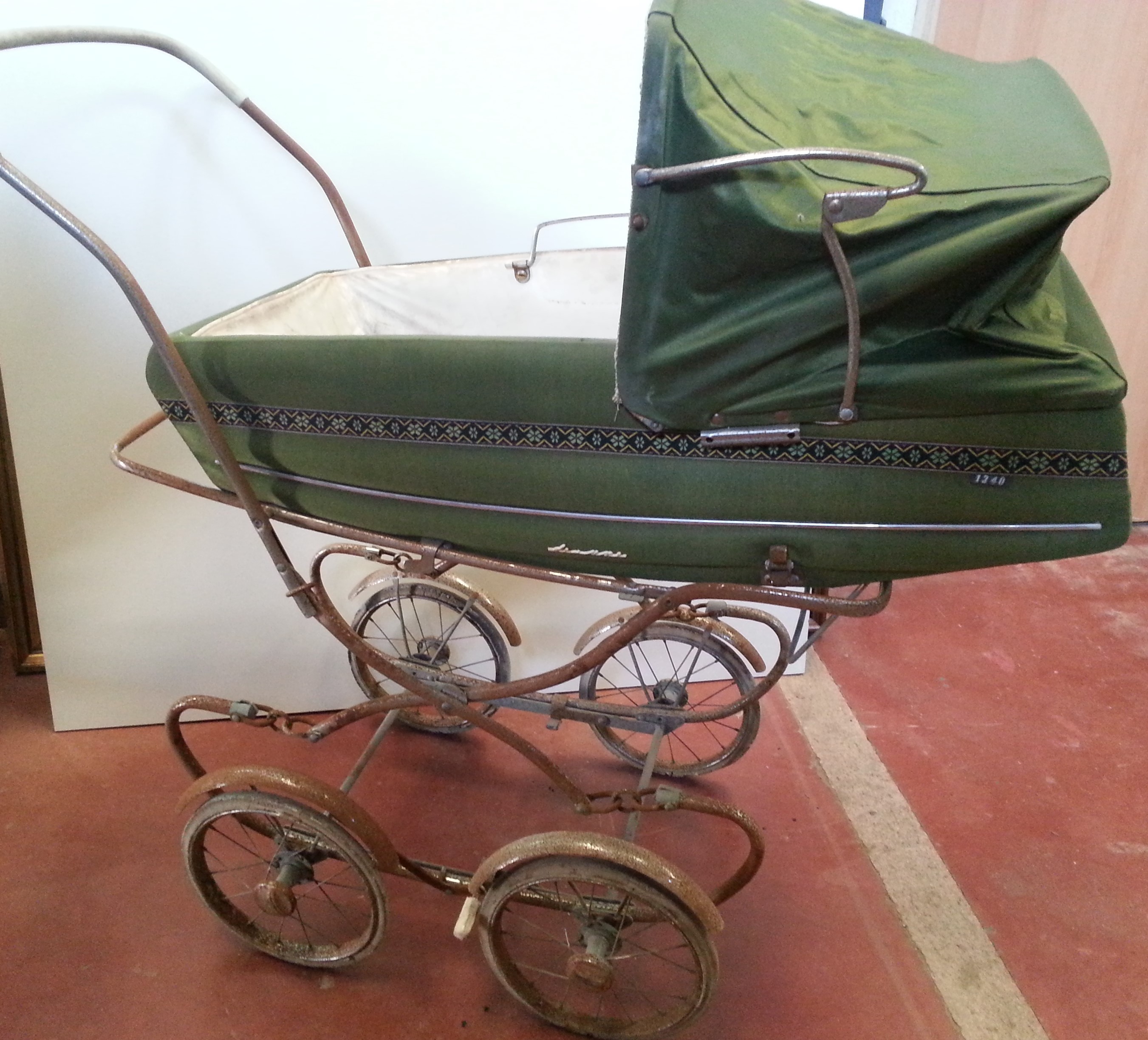 Carrito De Bebe Anos 70 Sillita De Paseo Antigua Marca Jane