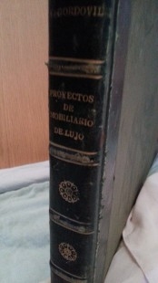 Libro Proyectos y mobiliario de lujo del año 1948