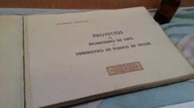 Libro Proyectos y mobiliario de lujo del año 1948