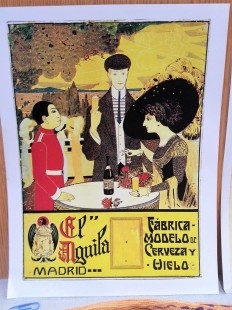 Antiguas fotocopias cerveza El Aguila