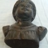 Busto de Niño en Resina. Firmado por Bori.