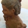 Busto de Niña en Resina. Firmado por Bori.