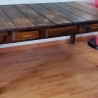 Mesa. Gran mesa en madera. Rústica.