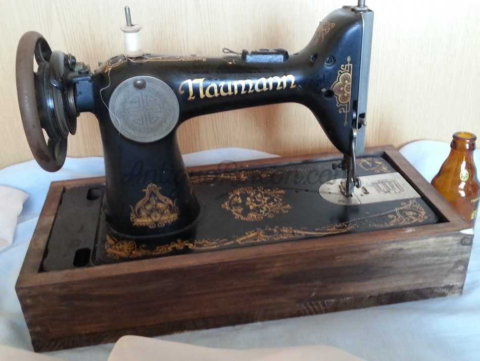 antigua máquina coser manual naumann, difícil d - Buy Other