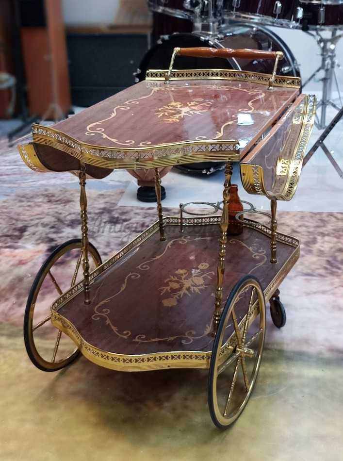 camarera carrito con ruedas mesa para bebidas c - Buy Vintage